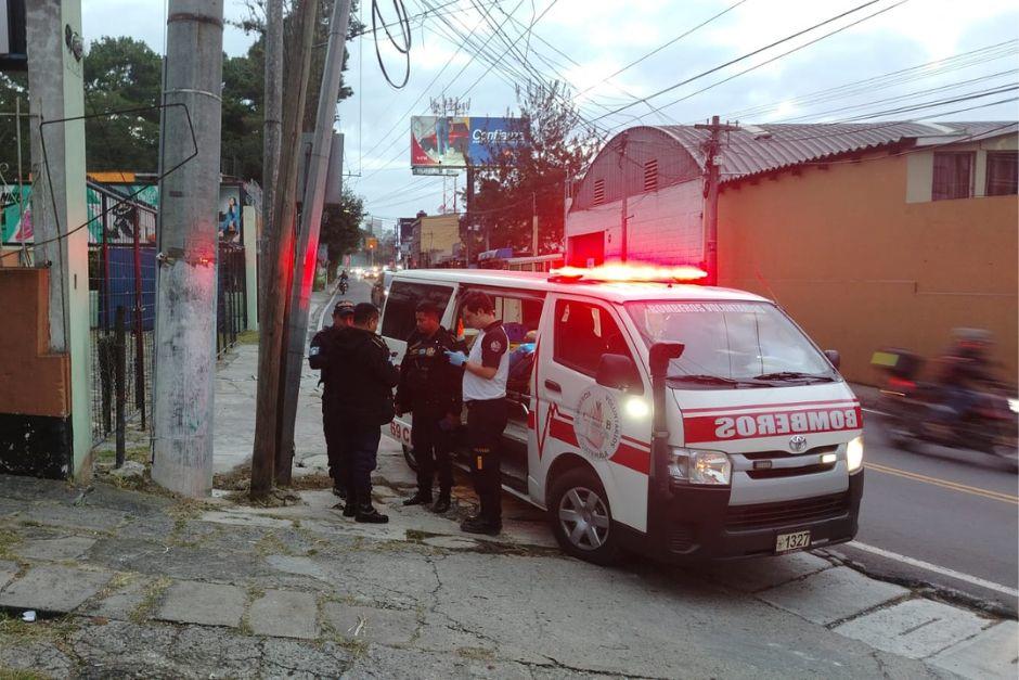 La víctima fue atacada a balazos en carretera a Muxbal. (Foto: CVB)