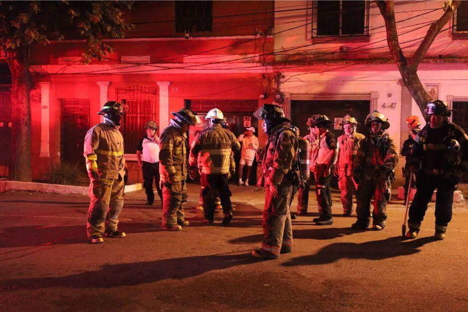El fuego se concentró en el primer nivel del inmueble. (Foto: Bomberos Voluntarios)