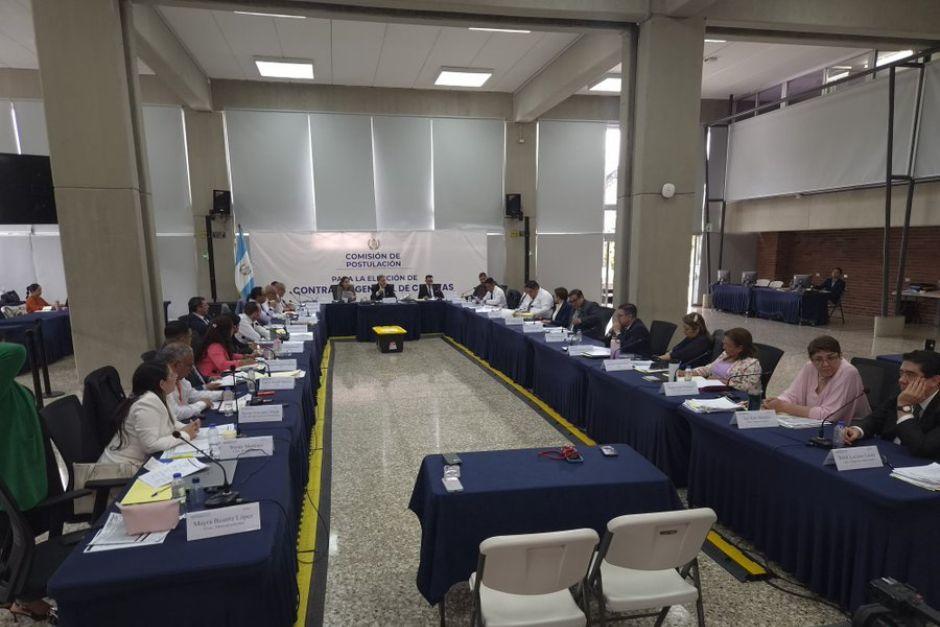 Aunado a los 24 señalamientos admitidos, la Comisión de Postulación para CGC aprobó los criterios de evaluación de expedientes, según la tabla de gradación. (Foto: GuatemalaVisible/Soy502)
