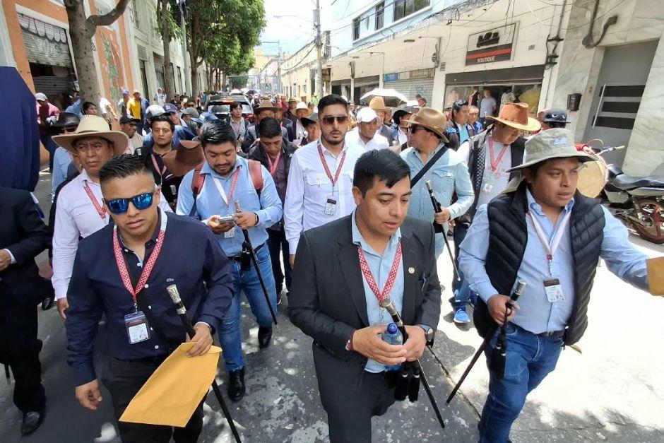 Los 48 Cantones descartan bloquear o tomar el Aeropuerto La Aurora. (Foto: Wilder López/Soy502) 