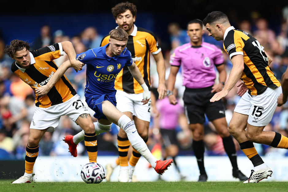 Los blues no pudieron aprovechar su localía e igualaron a dos goles contra los tigres. (Foto: AFP) 
