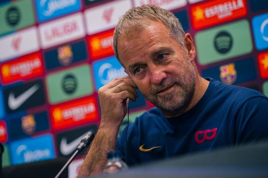 El estratega alemán aplaudió el trabajo ofensivo de sus pupilos en rueda de prensa. (Foto: FC Barcelona) 