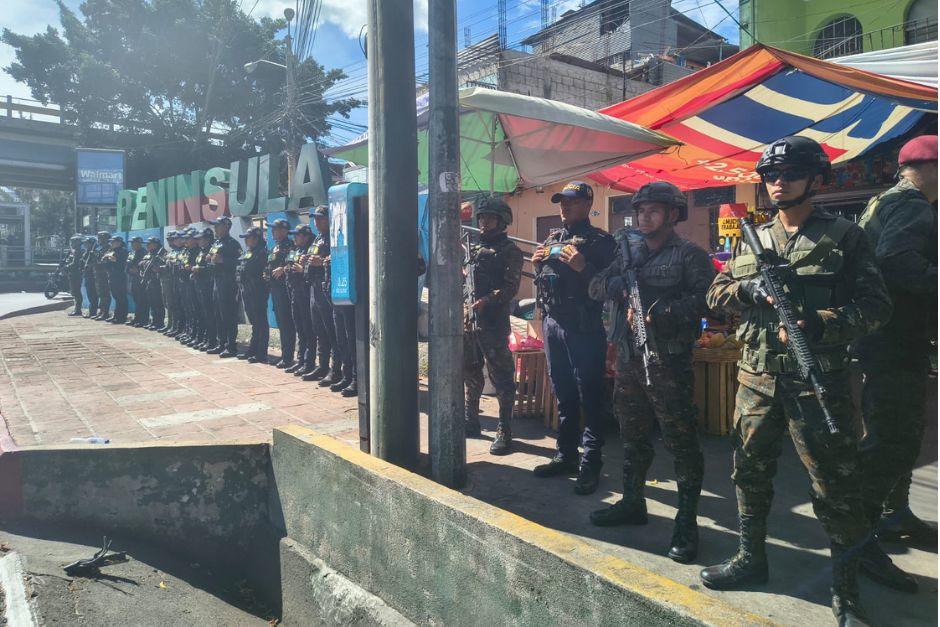 Varios patrullajes de seguridad se realizan en distintos sectores esta tarde del sábado. (Foto vía: Ejército de Guatemala)