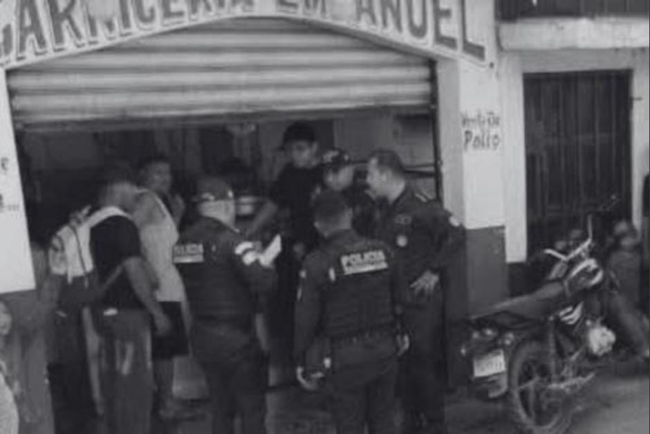 Tras el crimen, la PNC realizó un operativo en búsqueda del responsable. (Foto vía: RRSS)