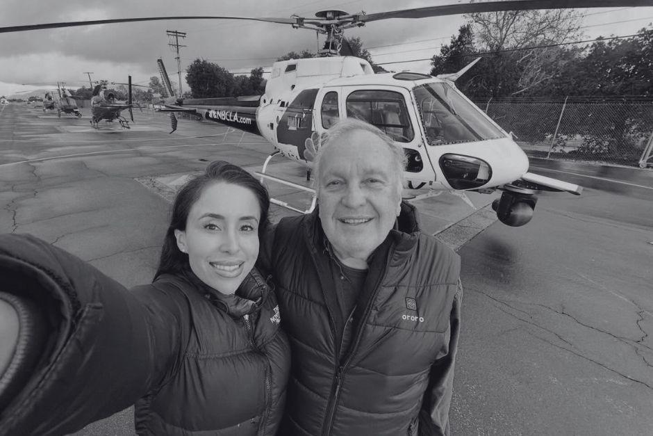 La periodista Eliana Moreno y el piloto George Marciniw fallecieron en el accidente aéreo. (Foto: Redes sociales)