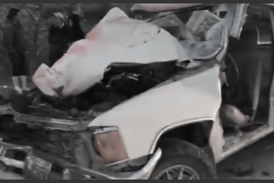 El fatal accidente dejó dos fallecidos. (Foto: captura de video)