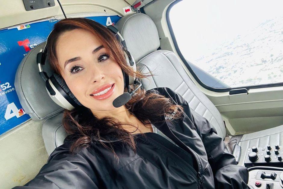 La periodista Eliana Moreno cubría desde las alturas un accidente de tránsito cuando el ocurrió la tragedia. (Foto: Eliana Moreno/Facebook)