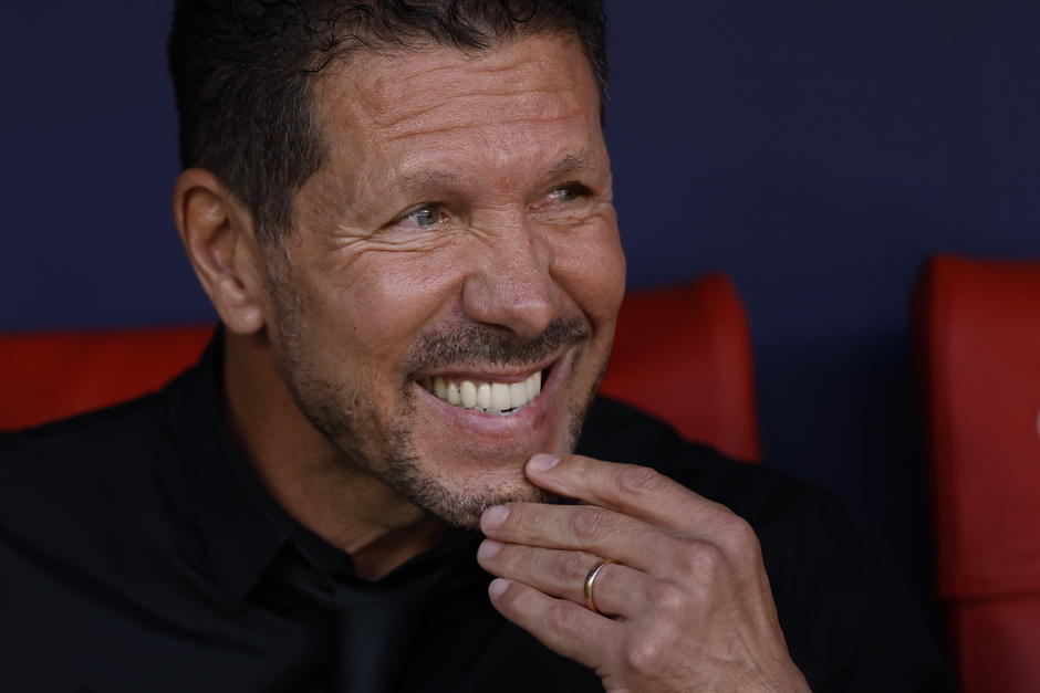 El “Cholo” defendió el trabajo de sus dirigidos después de imponerse en el derbi. (Foto: AFP) 