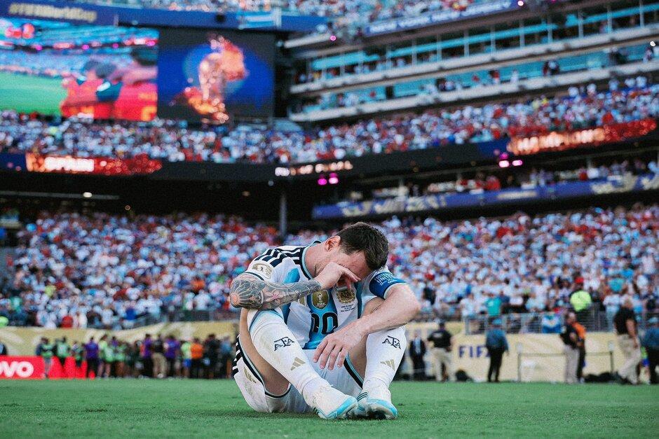 El 10 se prepara para su última función con Argentina tras anunciar su retiro de la selección el 31 de agosto. (Foto: redes sociales) 