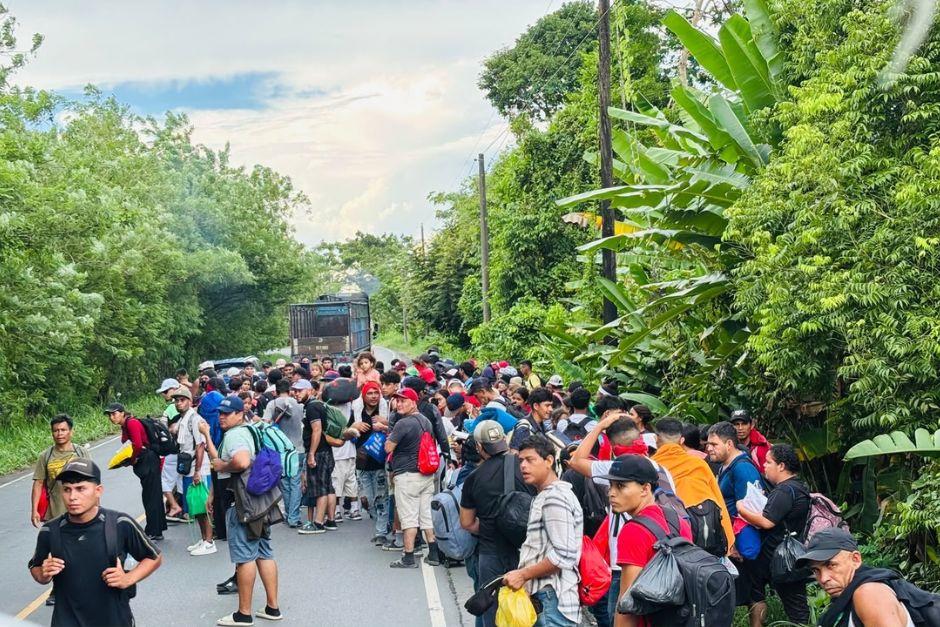 Aproximadamente 400 migrantes han ingresado a Guatemala. (Foto: Pablo Miguel/Colaborador)