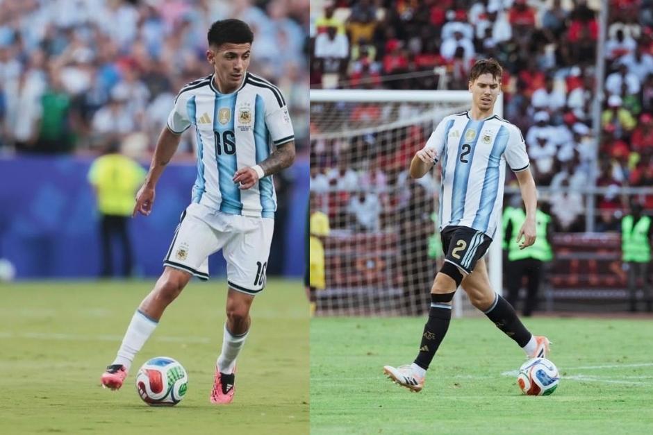 Ambos jugadores se perderán la próxima fecha FIFA, la cual contará con la despedida de Messi de la Albiceleste. (Fotos: AFA) 