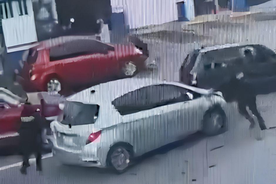 Los agentes se enfrentaron a los presuntos delincuentes y los capturaron. (Foto: Captura de video)