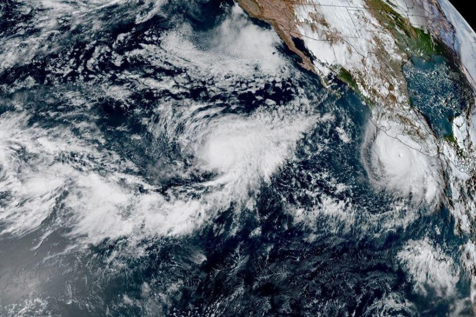 El huracán Polo avanza en categoría 3 hacia tierras de México. (Foto: AFP)