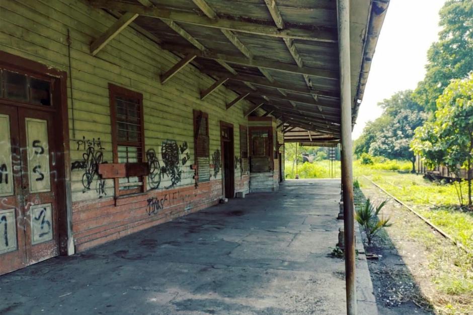 Así es como luce la estación de tren en Mazatenango en la actualidad. (Foto: El Felino de las Noticias)