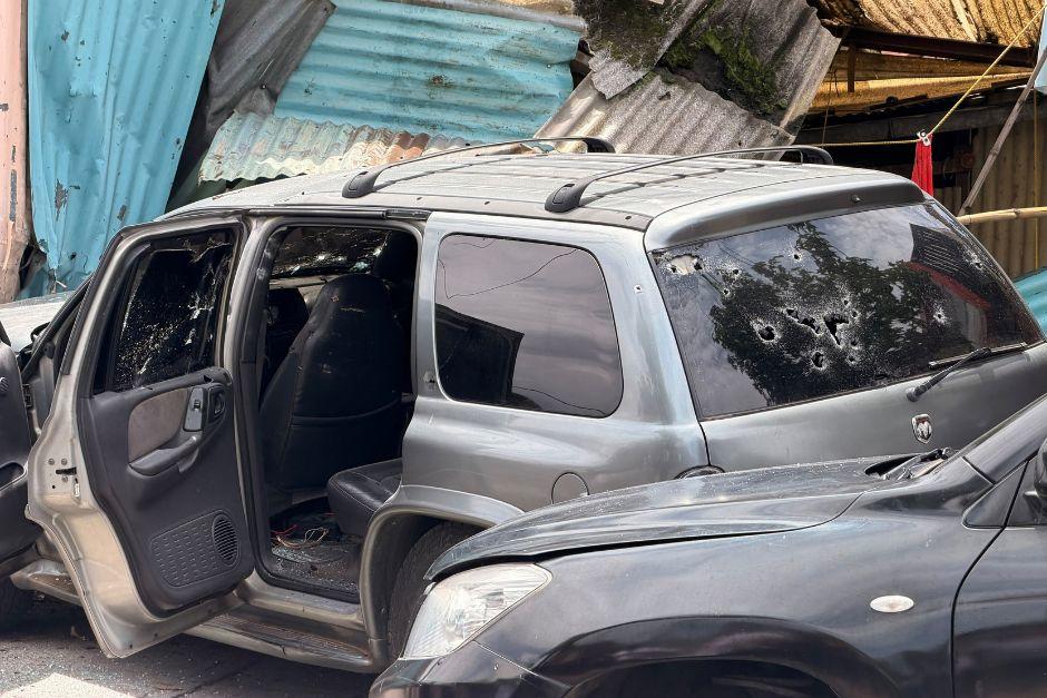 Presuntos terroristas atacaron a sus rivales en pleno tránsito de la zona 6. (Foto: Jorge Senté/Colaborador)