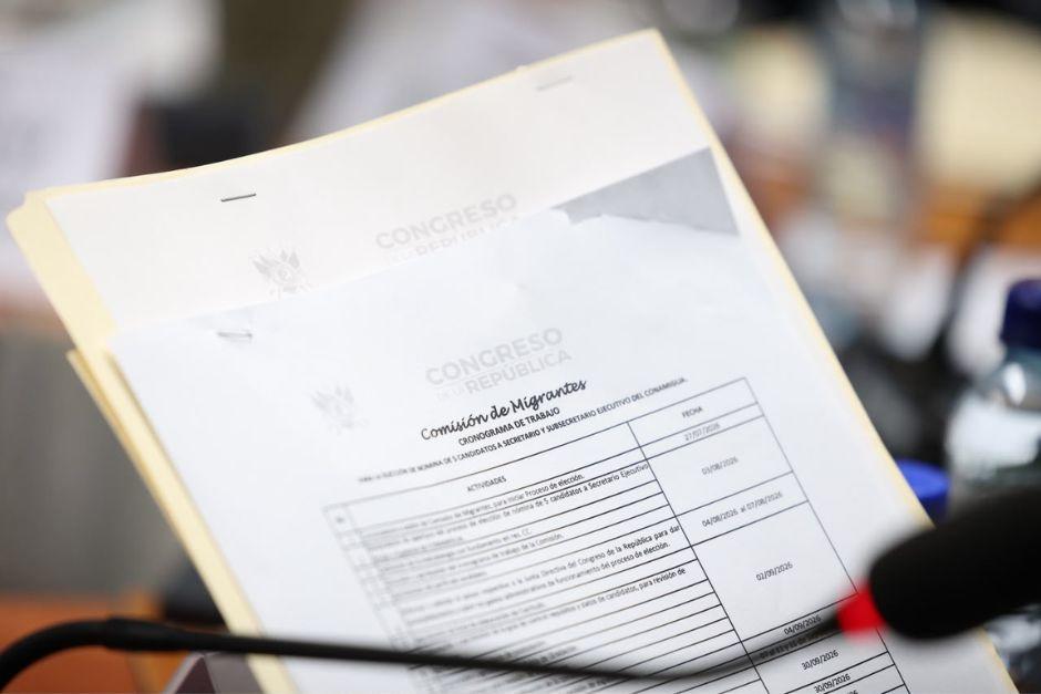 La Comisión de Migrantes se declaró en sesión permanente durante el proceso. (Foto: Organismo Legislativo) 