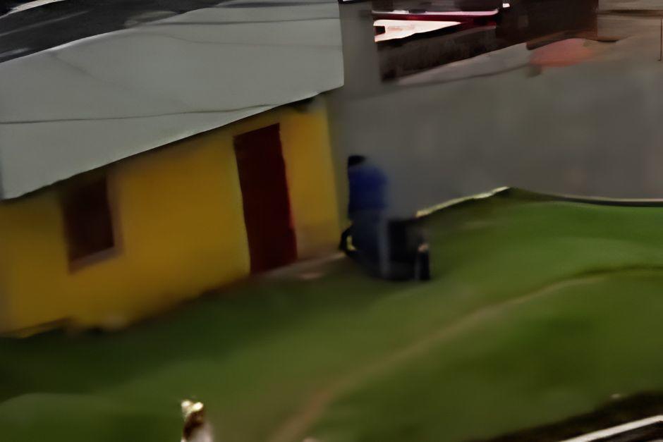 Un individuo intentó robarse una motocicleta que estaba estacionada. (Foto: Captura de video)