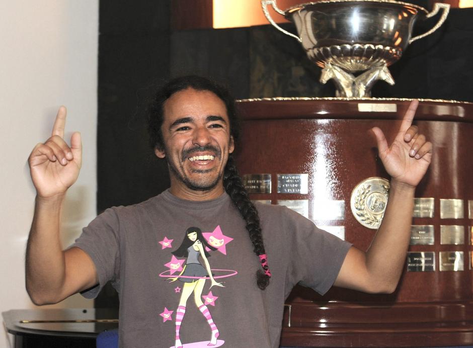 El vocalista del grupo mexicano de rock Café Tacvba, Rubén Albarrán. (EFE)