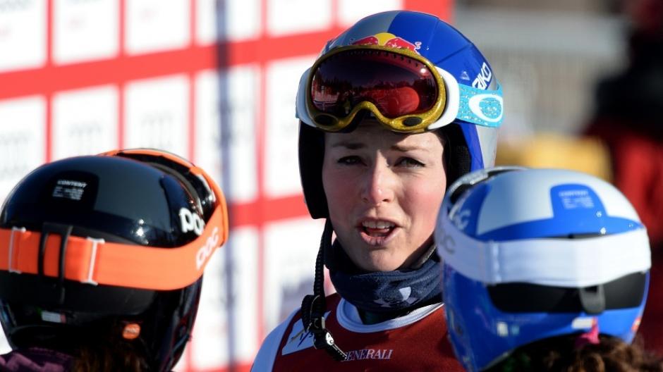 Lindsey Vonn anunció que no estará en Sochi 2014 debido a una lesión en la rodilla. (AFP)