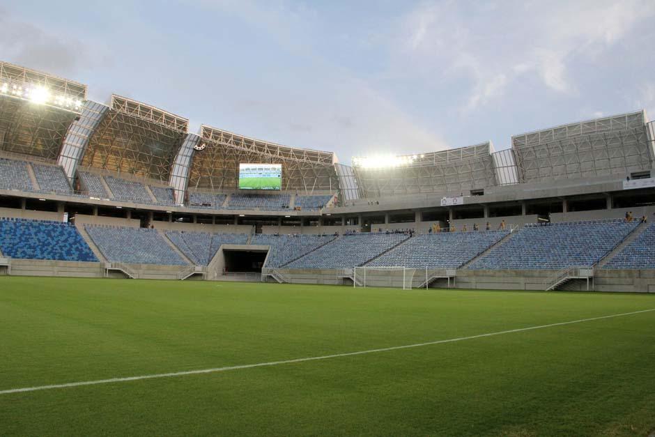 El estadio Arena Das Dunas fue inaugurado el domingo 26 de enero del 2014 y será uno de los recintos que albergará juegos mundialistas. (Foto: Nuno Guimaraes/EFE)