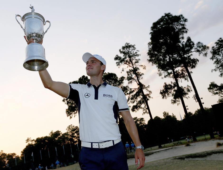Kaymer es el noveno golfista no estadounidense que le arrebata una vez más el US Open a los locales. (Foto: AFP) 