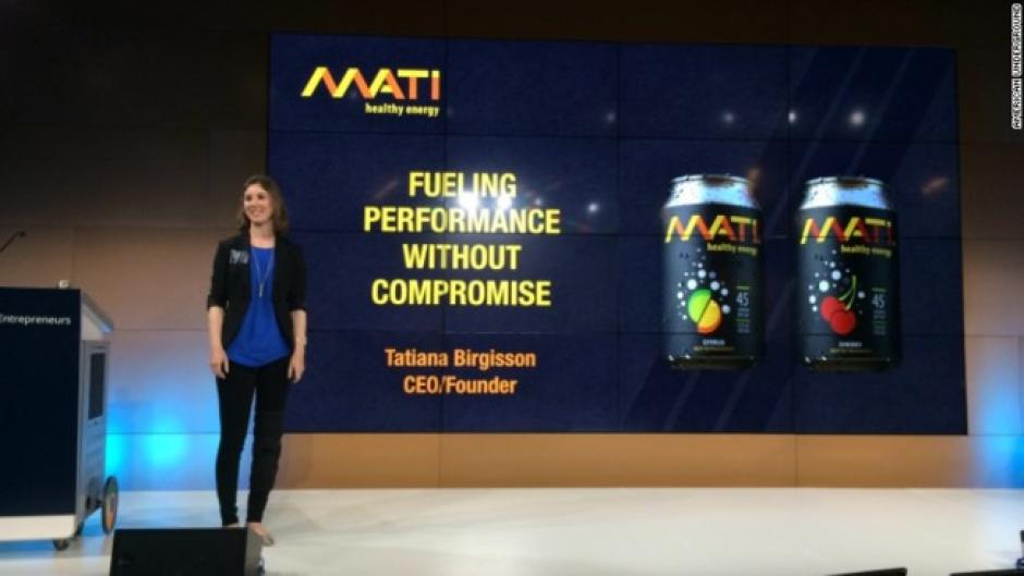 Tatiana Birgisson, de 25 años y madre venezolana, es la creadora de Mati Energy Drinks, una idea que empezó a incubar cuando era estudiante en la Universidad de Duke (Carolina del Norte)