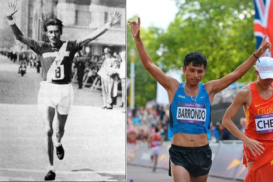 En 1952, los guatemaltecos celebraron que Doroteo Guamuch Flores ganó la maratón de Boston. En 2012, la fiesta fue mayor cuando Erick Barrondo se colgó la medalla de plata en marcha atlética en Londres.