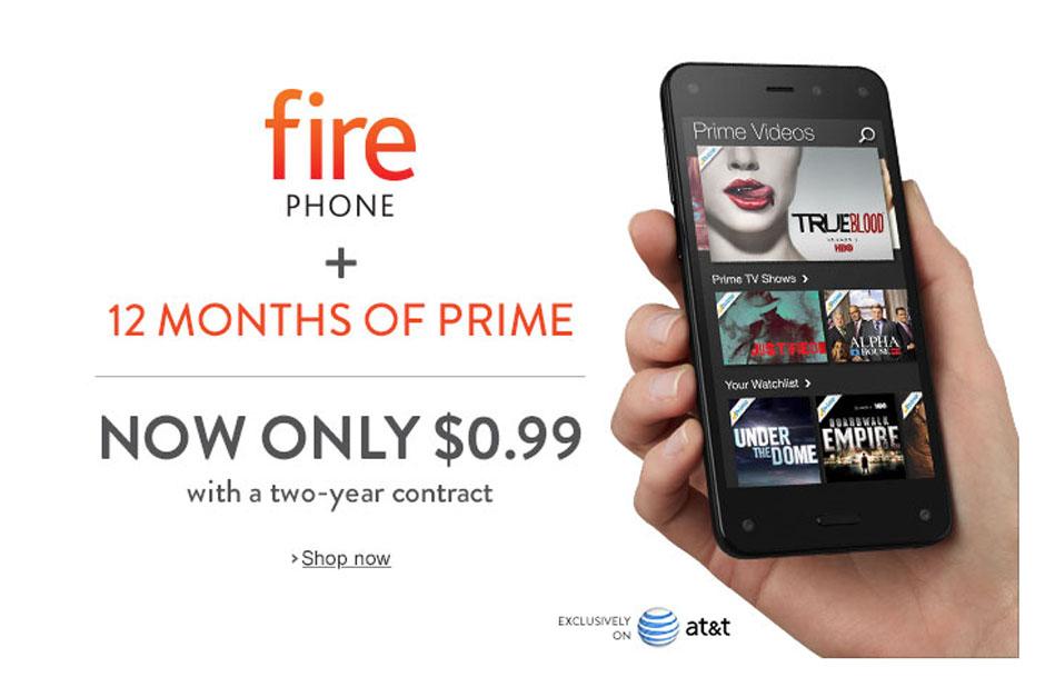 El Amazon Fire Phone será rematado a 99 centavos de dólar solo para los Estados Unidos ¿Medidas desesperadas de la marca? (Foto: Amazon)