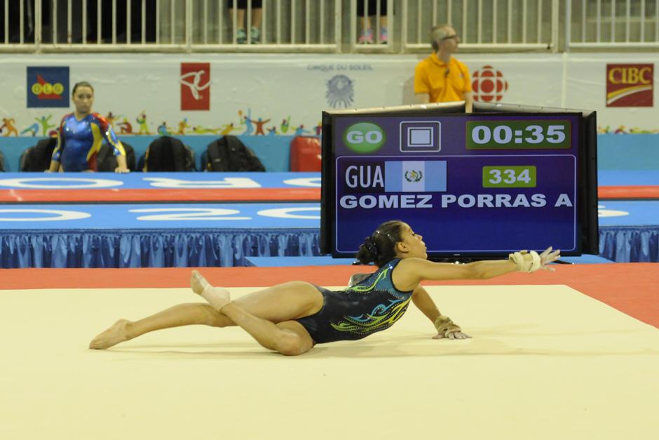 La gimnasta guatemalteca, Ana Sofía Gómez, está lista para debutar en el mundial de Glasgow, Escocia. (Foto: Pedro Mijangos/Soy502)