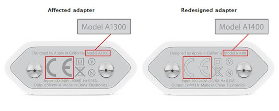 Apple remplazará los enchufes defectuosos. (Foto: Apple)