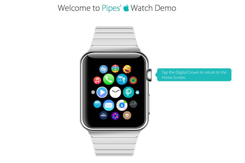Puedes probar en una página web como funcionaría el "Apple Watch". 