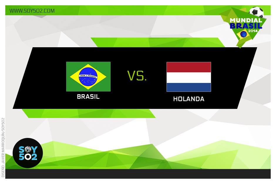 Seguimiento al juego Brasil- Holanda por el tercer lugar de la Copa del Mundo.