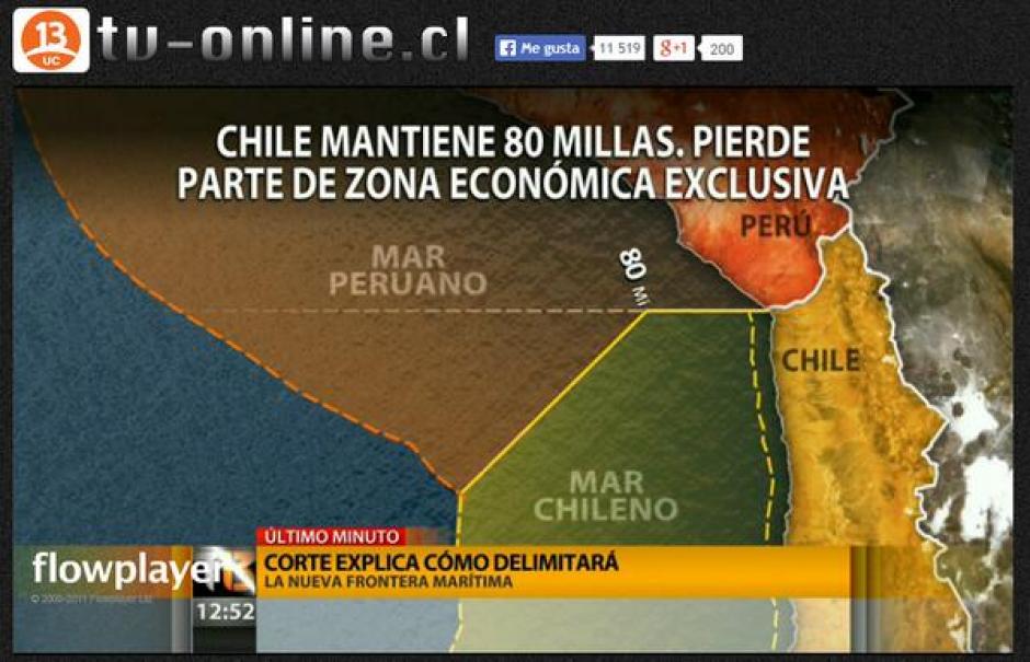"Hito 1" fue tendencia mundial por 20 minutos. El caso hace alusión al fallo de la Corte de La Haya sobre el diferendo territorial Perú-Chile. 