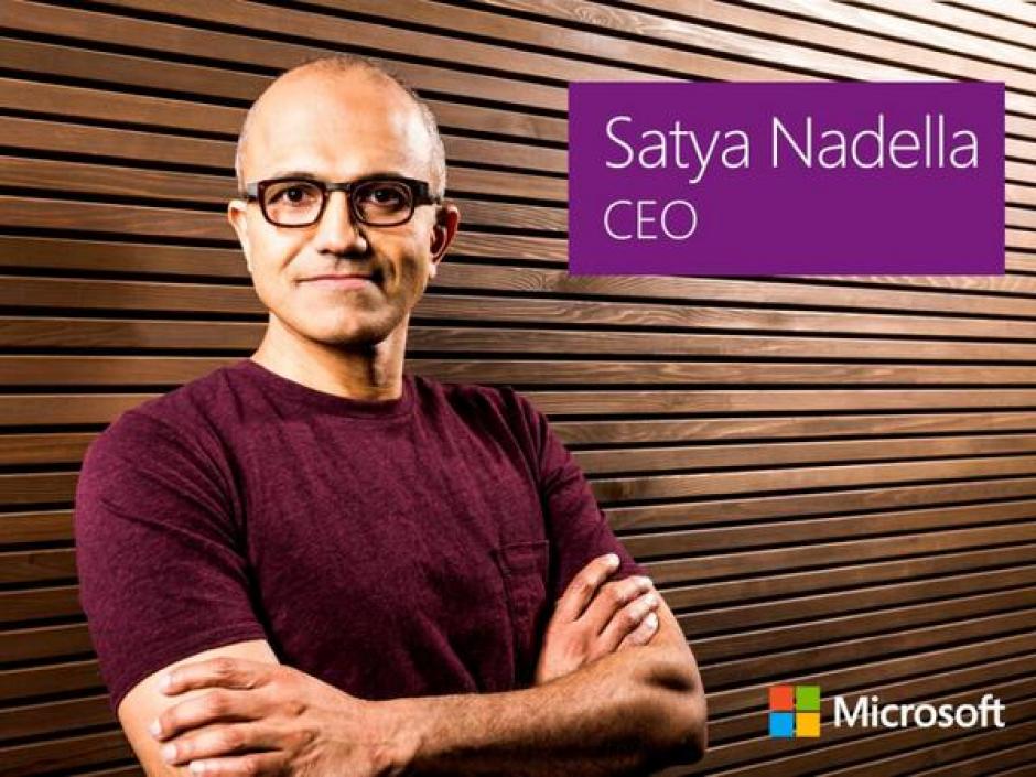 Satya Nadella de origen indio, es el elegido por el Consejo de Administración para ser el nuevo director de Microsoft. Foto Microsoft
