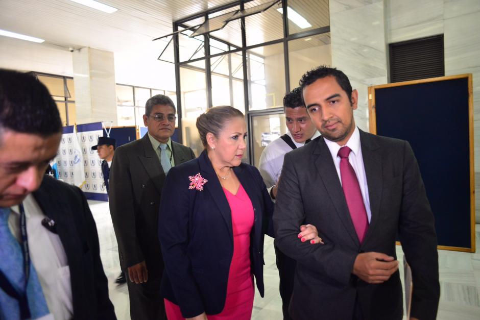 La magistrada de la Corte Suprema de Justicia (CSJ), Blanca Stalling, se excusó de intengrar el pleno para decidir sobre el antejuicio contra Otto Pérez Molina. (Foto: Jesús Alfonso/Soy502) 