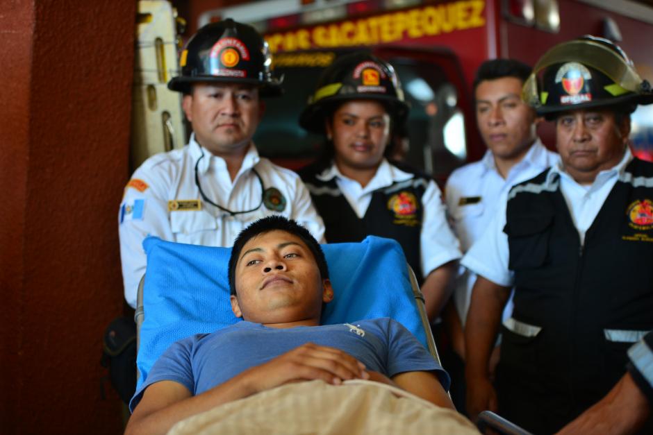 Henry continúa su labor como Bombero Voluntario en la 31 compañía. (Foto: Wilder López/Soy502)