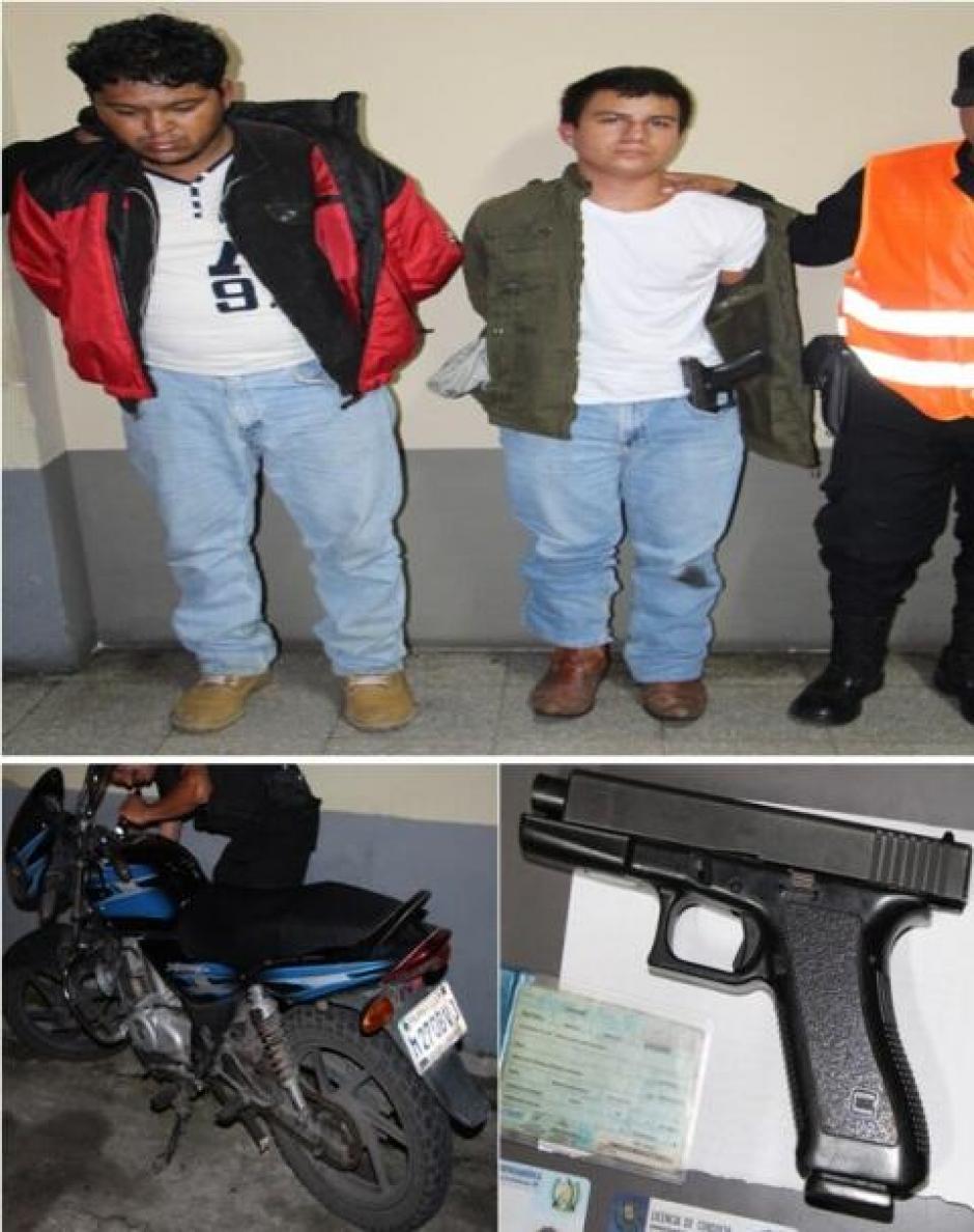 Los sospechosos del ataque armado fueron capturados por miembros de la Comisaría 13 de la Policía Nacional Civil