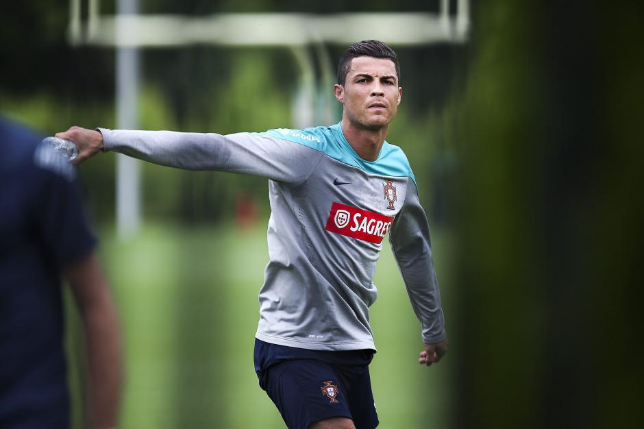 Cristiano Ronaldo trabaja diferenciado al resto de sus compañeros en la selección portuguesa. (Foto: EFE)