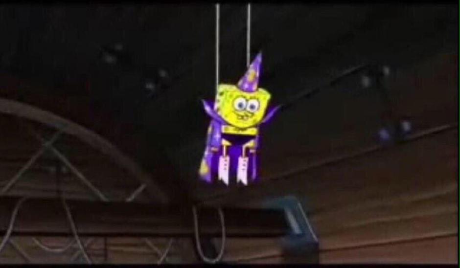 Parte de la presentación de Lady Gaga fue comparada con un episodio de Bob Esponja. (Imagen: Captura de pantalla)
