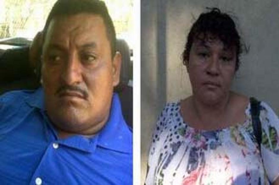 Los capturados la mañana del lunes 17 de febrero en Masagua, Escuintla. (Foto: PNC)