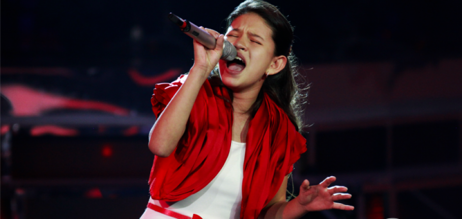 La guatemalteca Karla Herrarte, originaria de Amatitlán, sorprendió el sábado con dos canciones que mostraron su talento vocal. (Foto: Facebook/ Karla Herrarte)