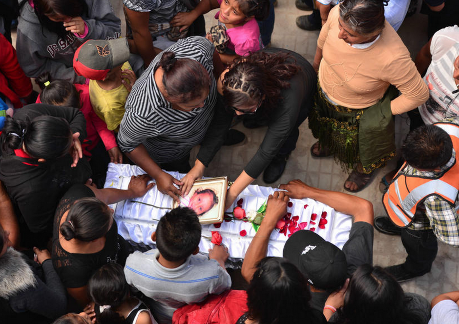 El entierro de los cuatro niños intoxicados por una sopa instantánea fue desgarrador. (Foto: Wilder López/Soy502).