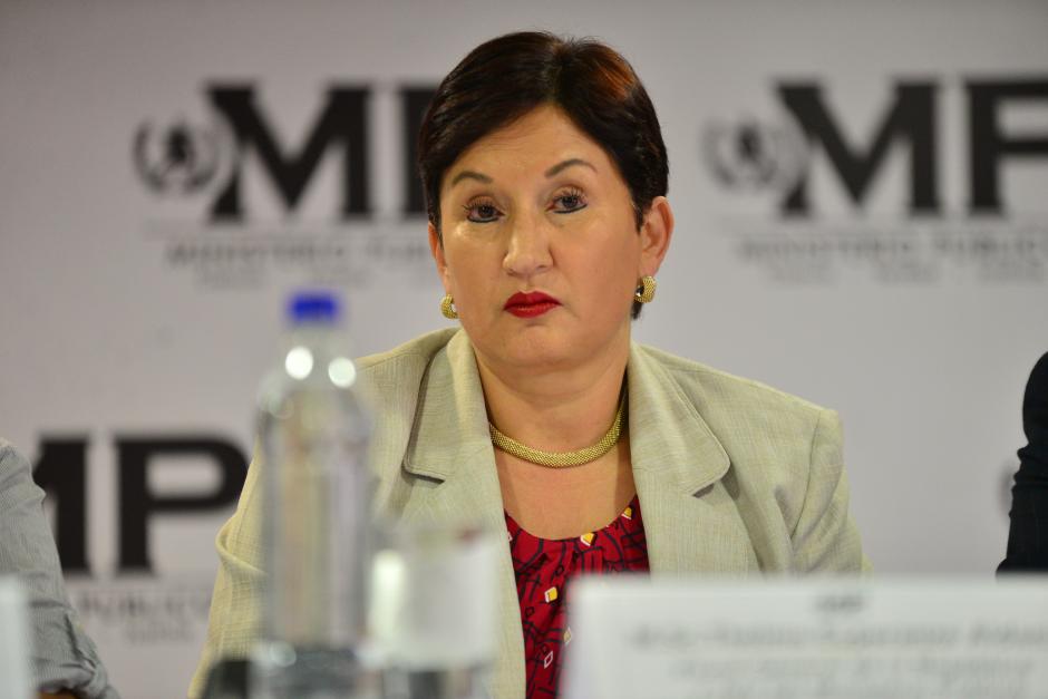 Thelma Aldana, fiscal general, confirma que sí hay audios que vinculan al Presidente con miembros de La Línea. (Foto: Archivo/Soy502)