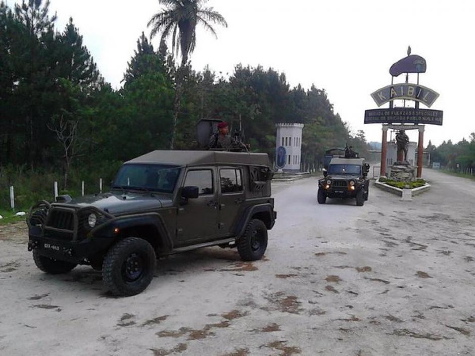 Fuerzas Especiales Kaibil son movilizadas a la zona de adyacencia. (Foto: Ejército Guatemala) 
