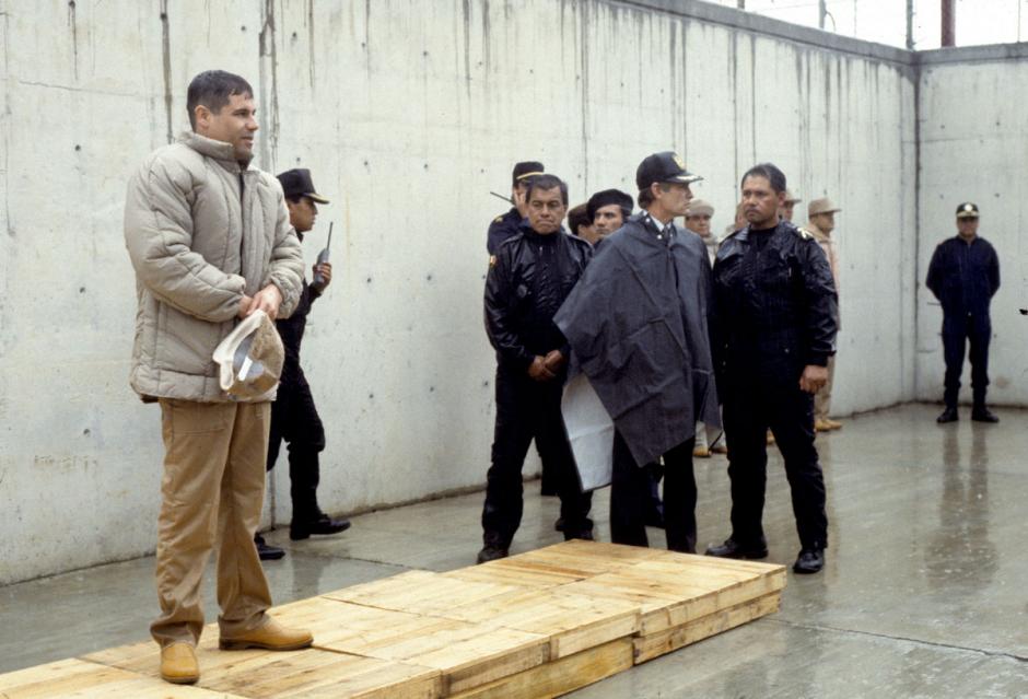 El narcotraficante Joaquín "El Chapo" Guzmán es presentado a la prensa de su país en 1993. (Foto: Proceso.com)