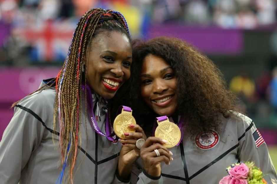 Las hermanas Williams se consagraron en los Juegos Olímpicos de Londres 2012. (Foto: Twitter)