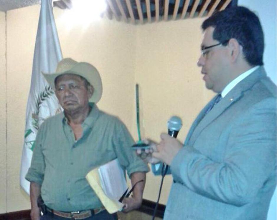 Marco Tulio de la Cruz es reconocido por su lucha en la protección de las tierras comunitarias. (Foto Marn)
