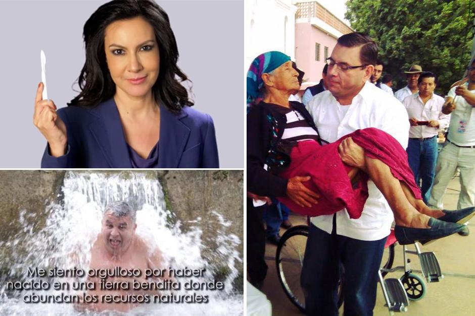 Faltan dos meses para que se haga la convocatoria electoral e inicie la campaña, pero eso no ha sido impedimento para que los políticos envíen su mensaje hacia la población por cualquier medio posible, haciendo cualquier cosa que se les ocurra. (Foto: Collage/Soy502)