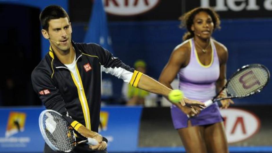 El tenista serbio y la estadounidense son los grandes favoritos del primer gran evento del año. (Foto: Twitter)