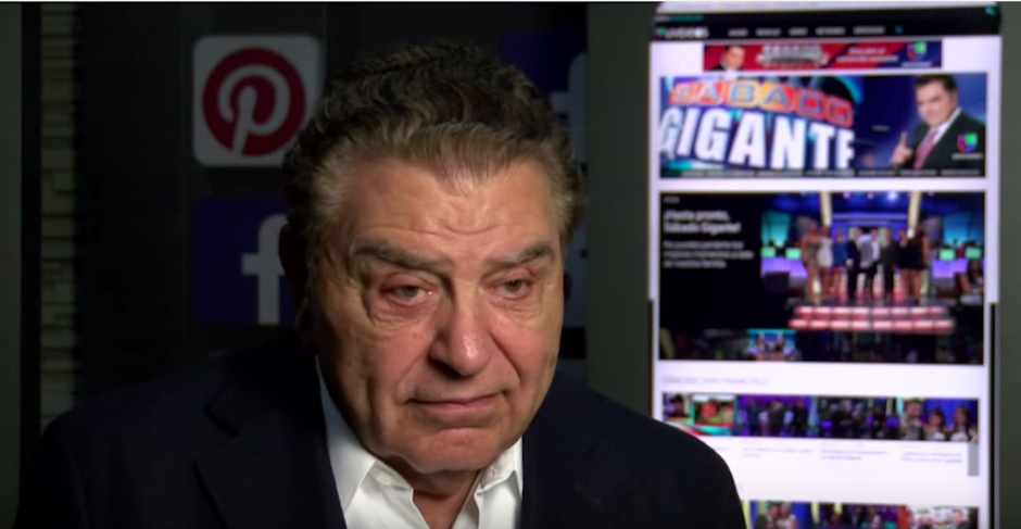 Don Francisco se retira de la televisión junto a Sábado Gigante, el programa de variedades más longevo de hispanoamérica. (Foto: Youtube) 